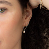 Sterling Silver Isla Pearl Earrings