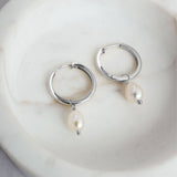 Sterling Silver Isla Pearl Earrings