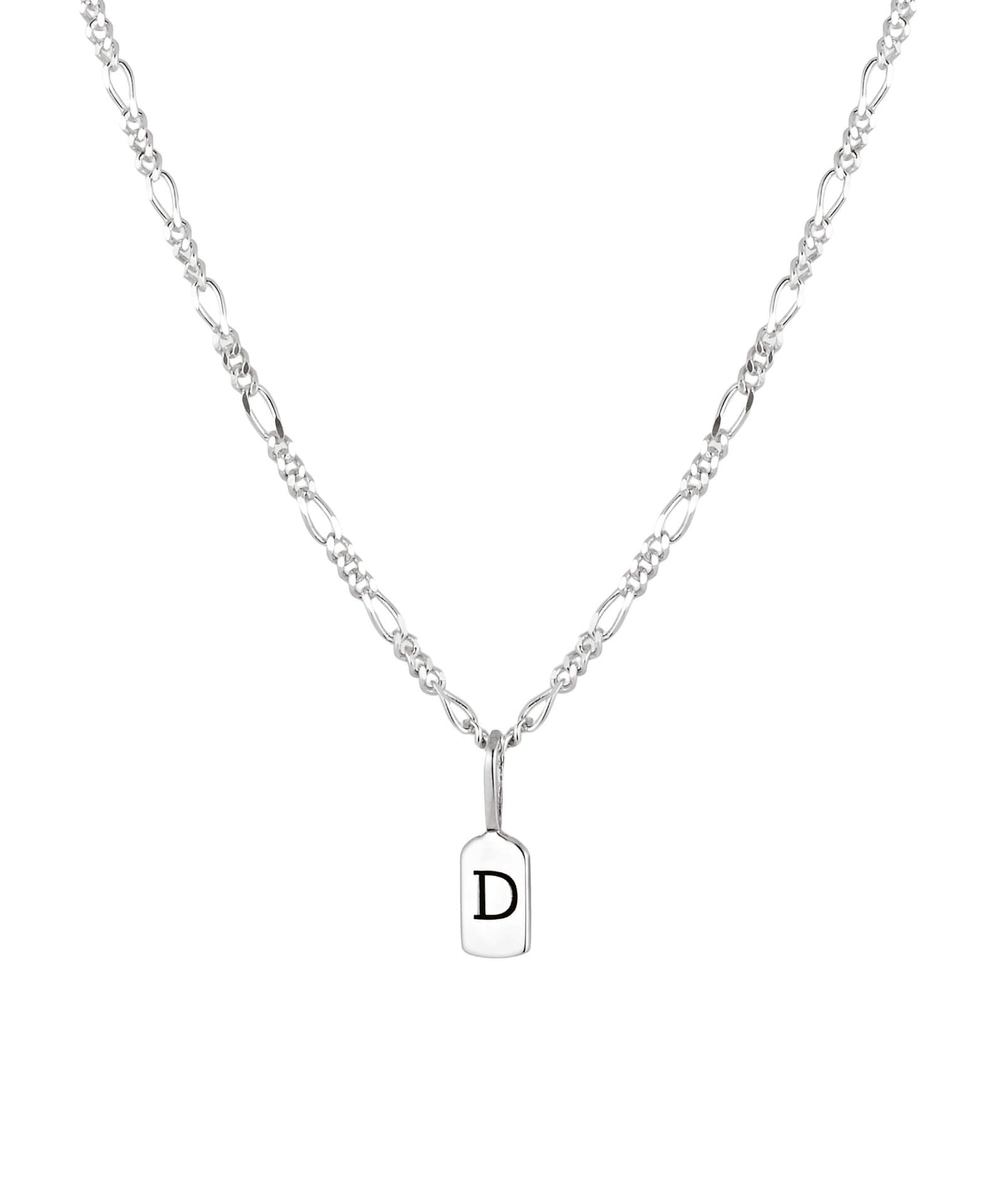 Silver Letter D