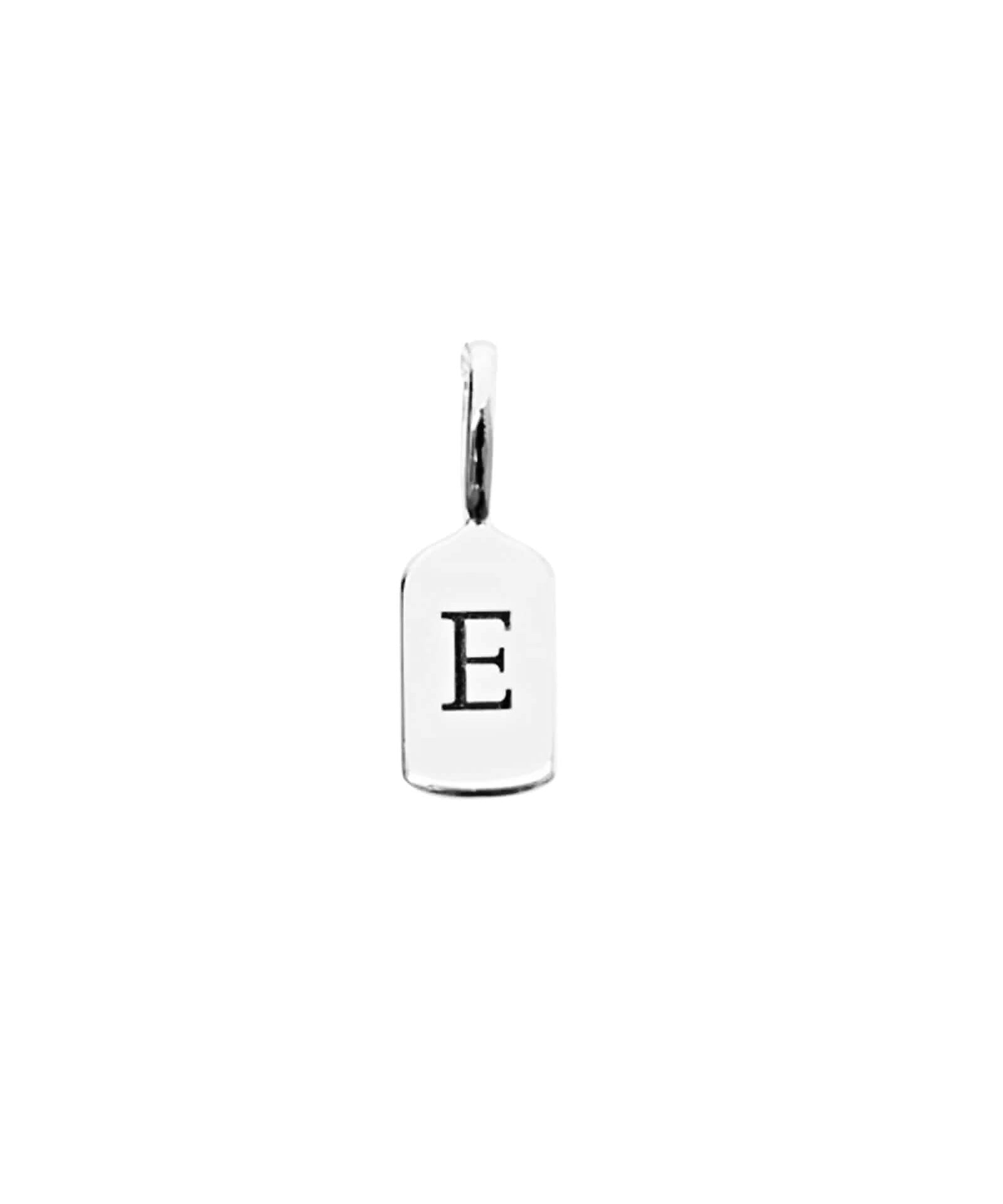 Silver Letter E