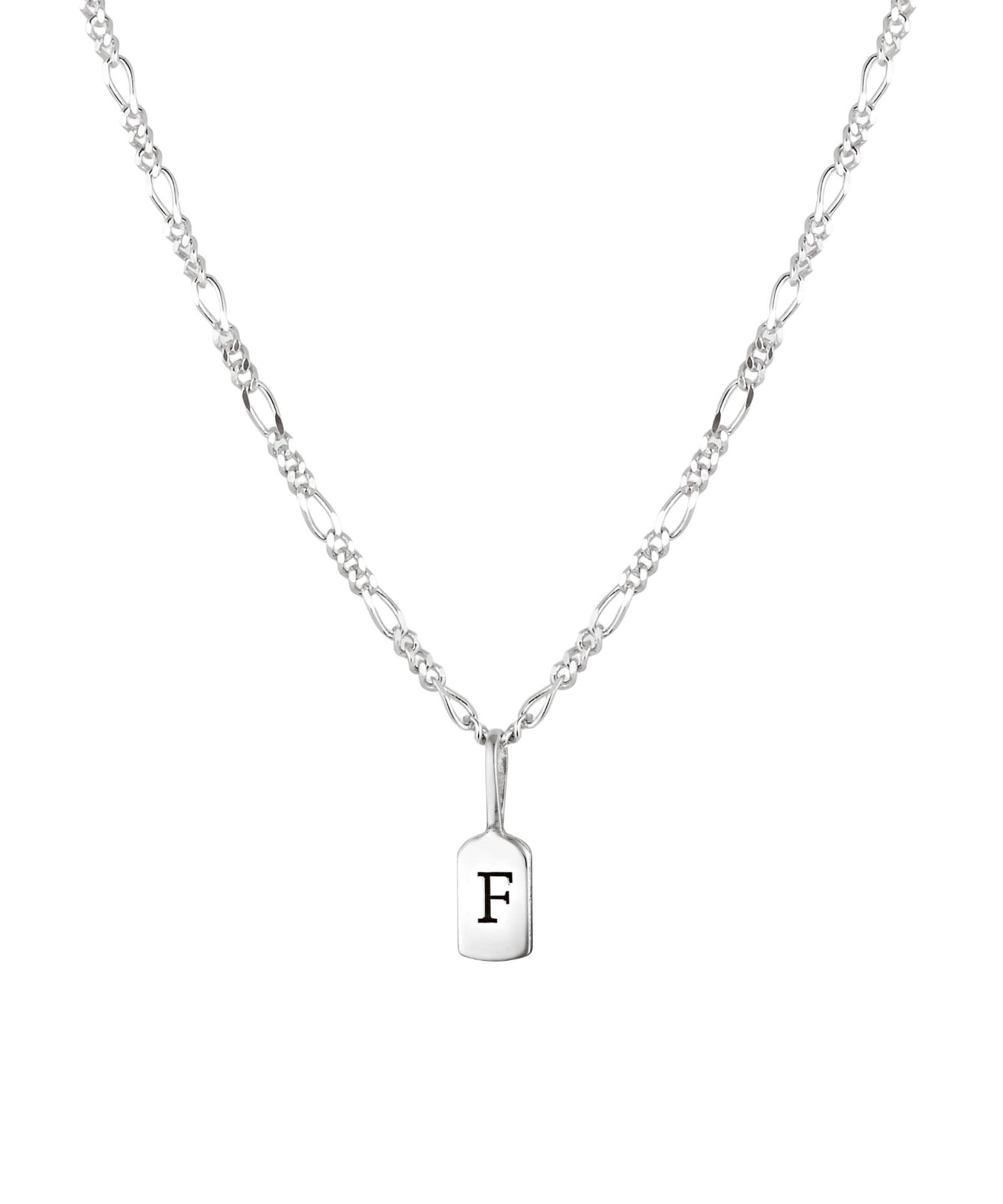 Silver Letter F