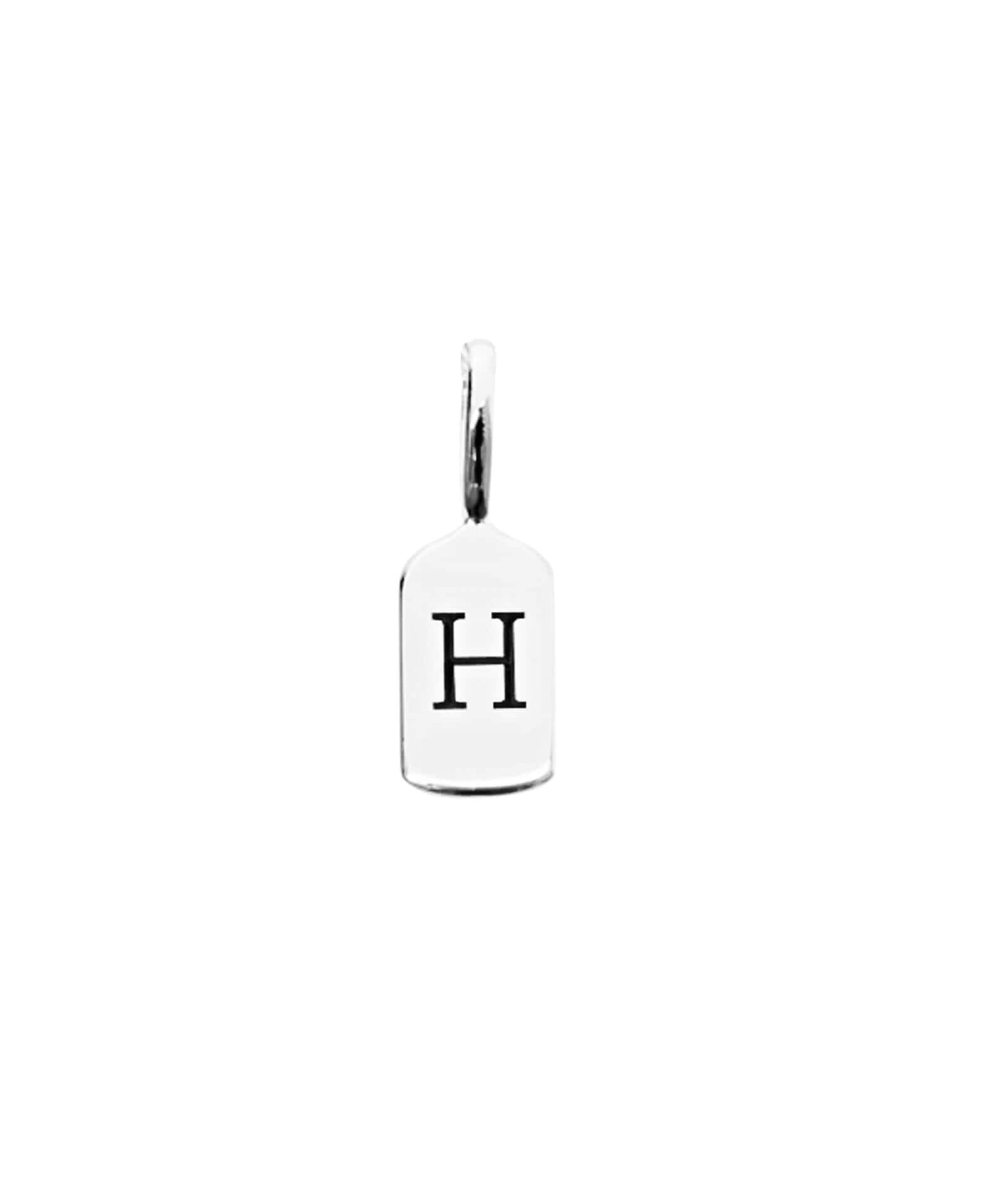 Silver Letter H