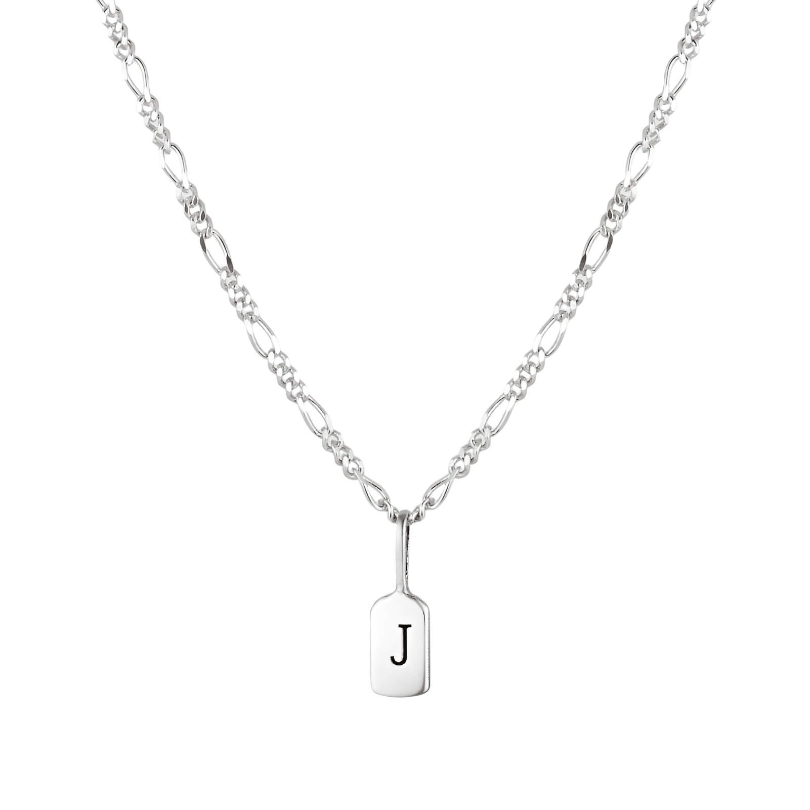 Silver Letter J