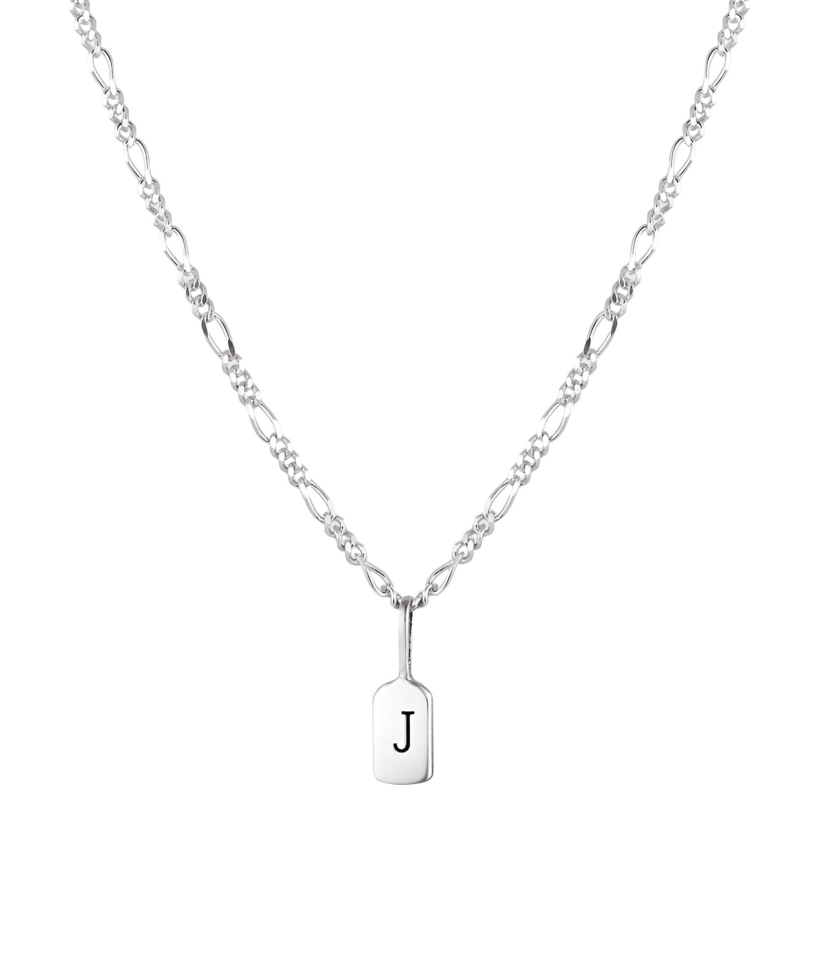 Silver Letter J