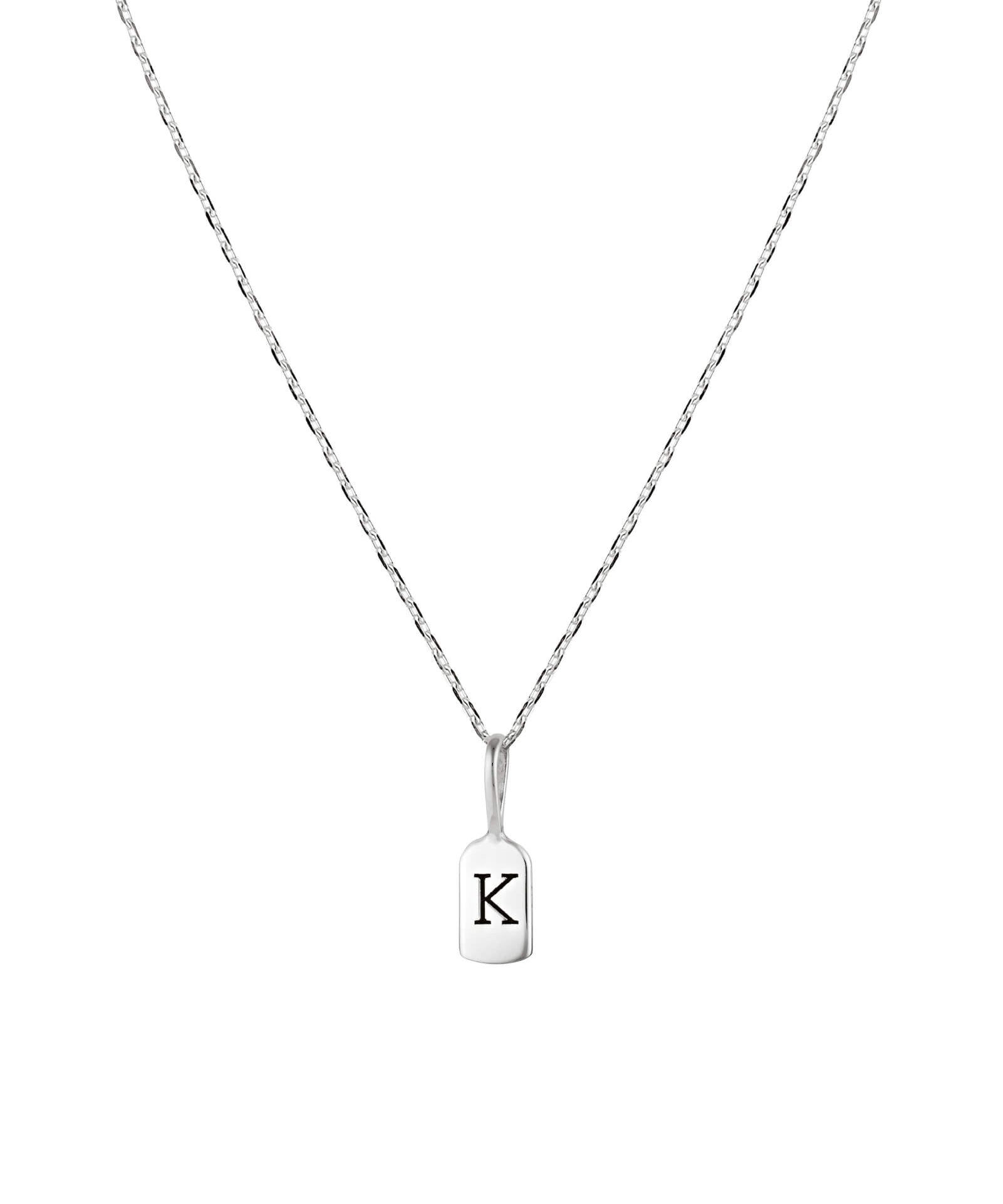 Silver Letter K