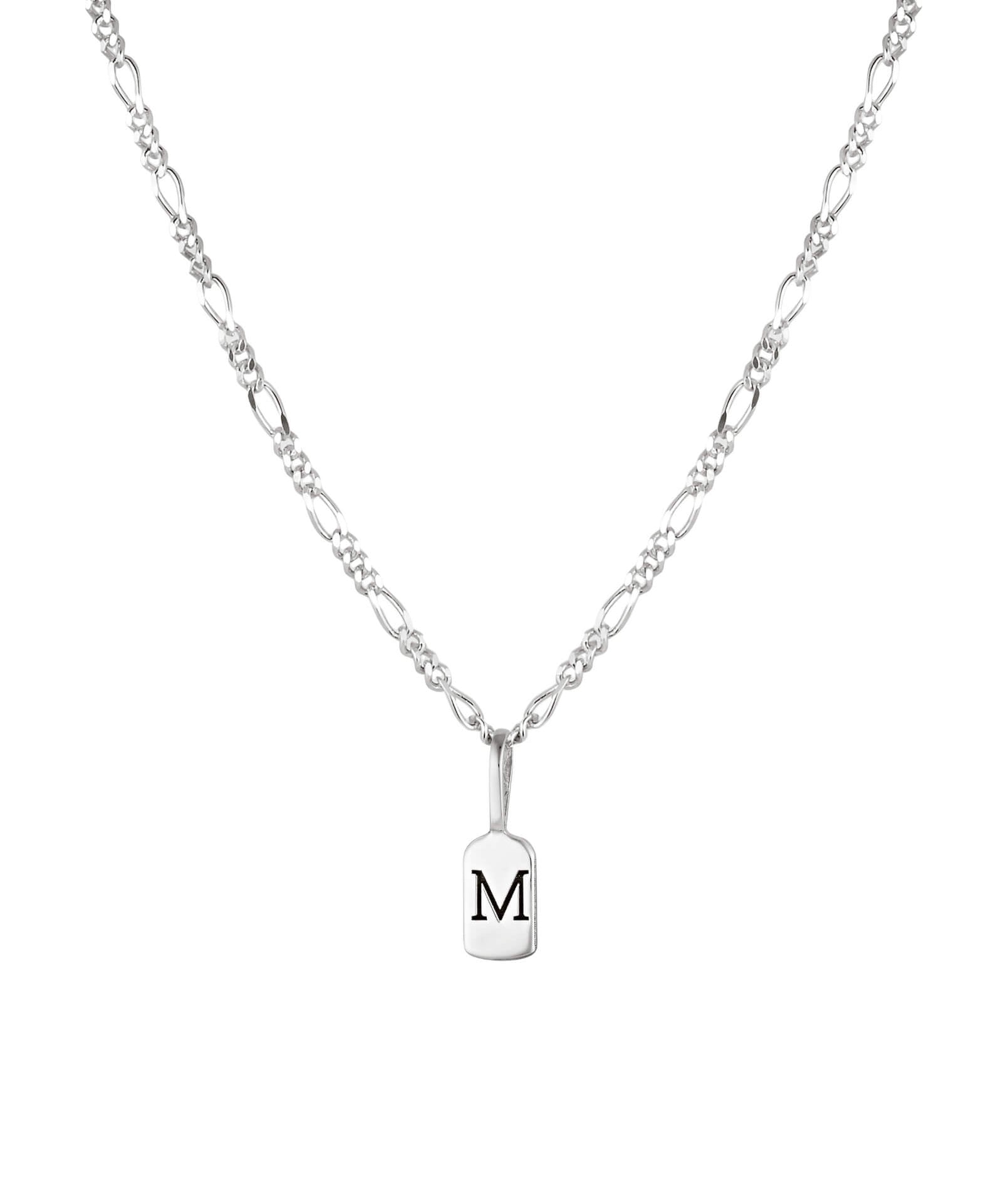 Silver Letter M
