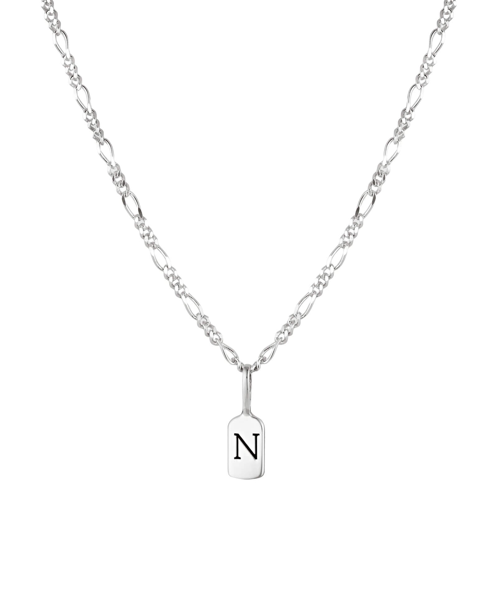 Silver Letter N