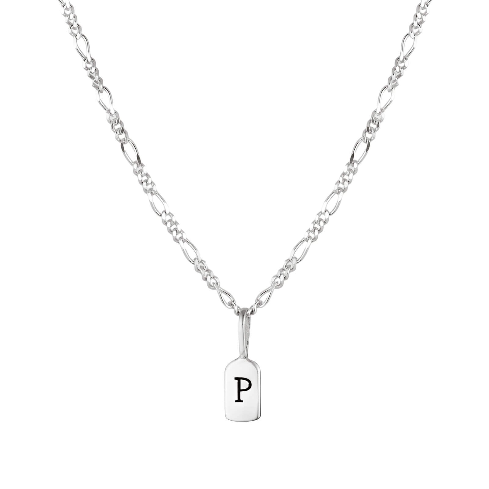 Silver Letter P