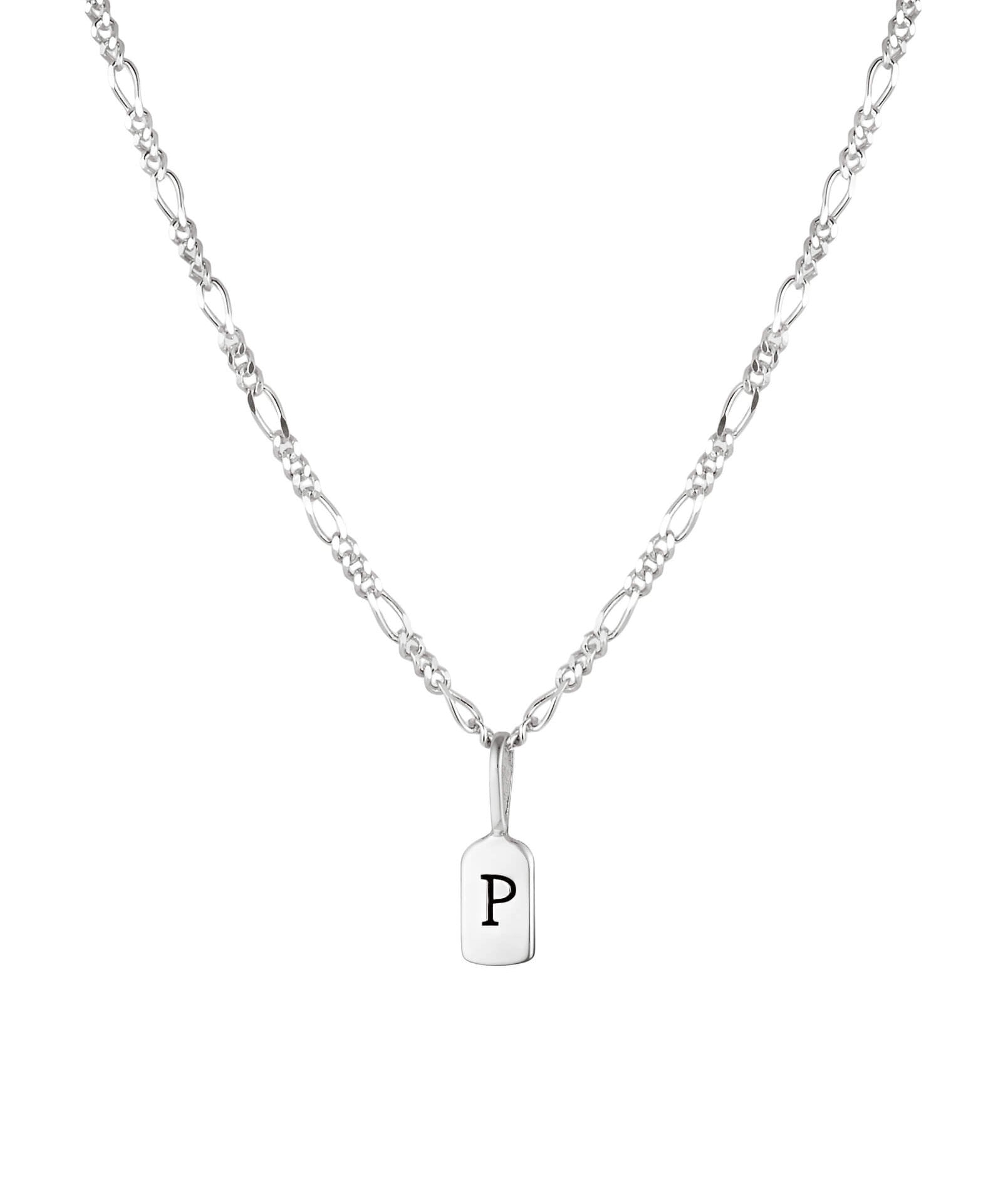 Silver Letter P