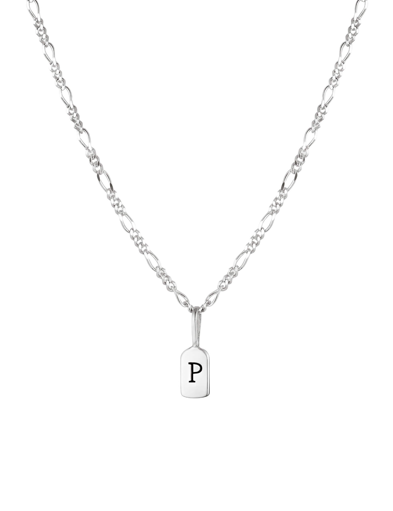 Silver Letter P