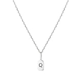 Silver Letter Q