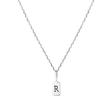 Silver Letter R