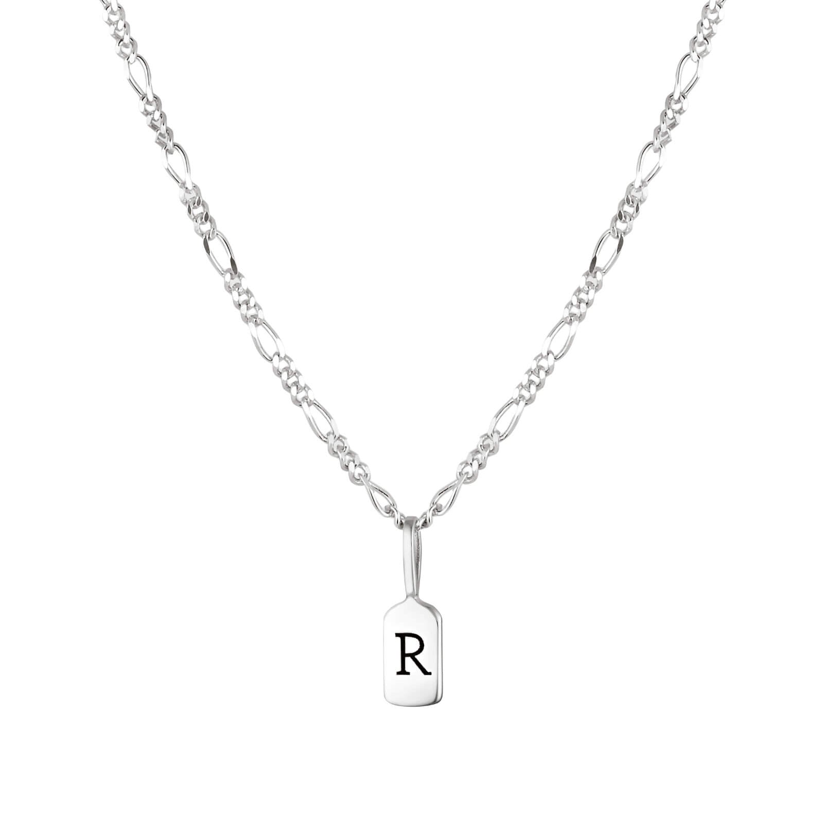 Silver Letter R