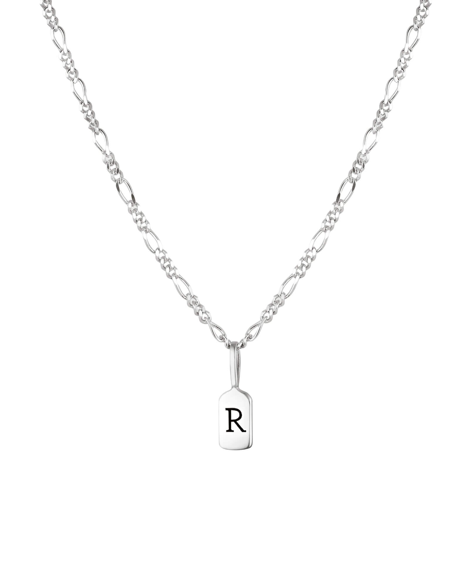 Silver Letter R