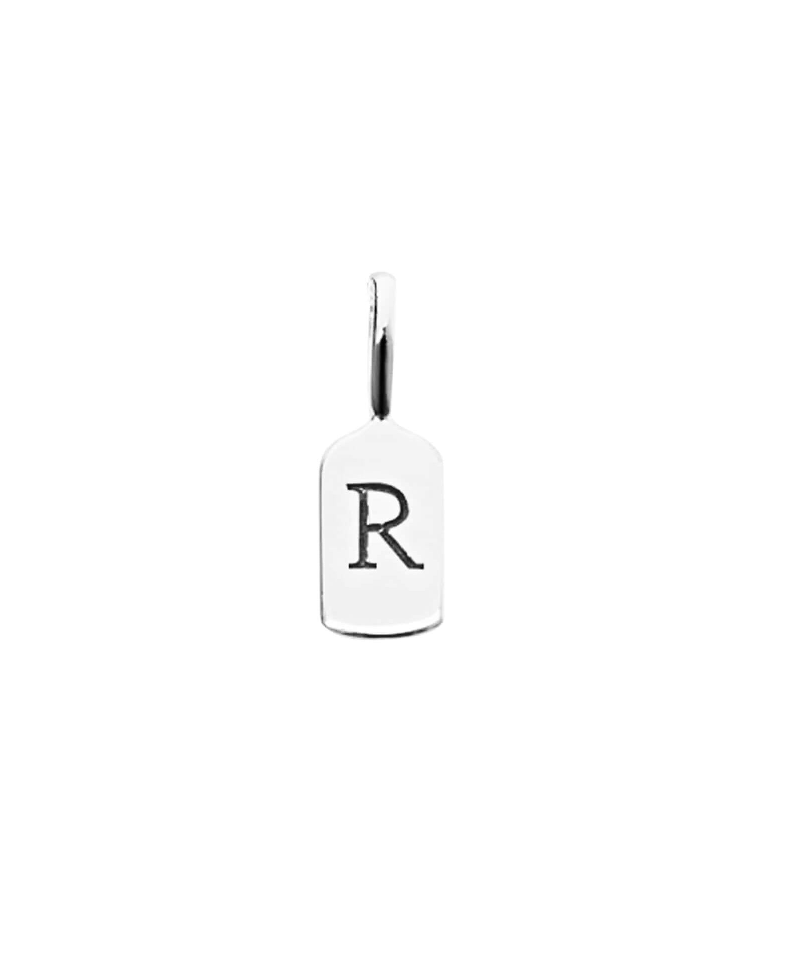 Silver Letter R