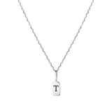 Silver Letter T