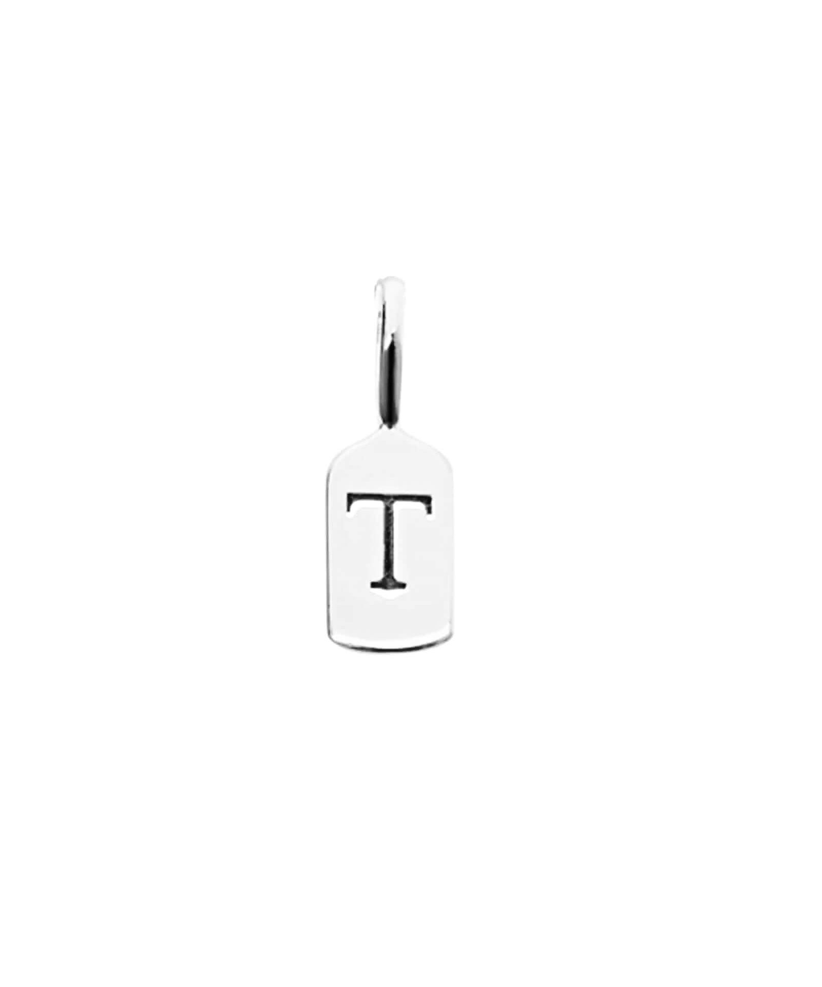 Silver Letter T