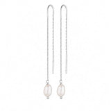 Sterling Silver Lola Pearl Earrings