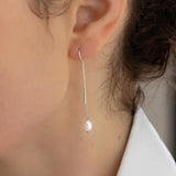 Sterling Silver Lola Pearl Earrings