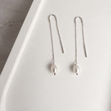 Sterling Silver Lola Pearl Earrings