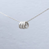Sterling Silver Love Ring Pendant