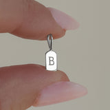 Silver Luna Letter Pendant