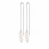 Sterling Silver Mila Pearl Earrings