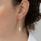 Sterling Silver Mila Pearl Earrings