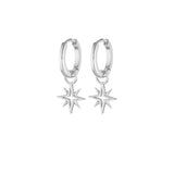 Sterling Silver My True North Earrings