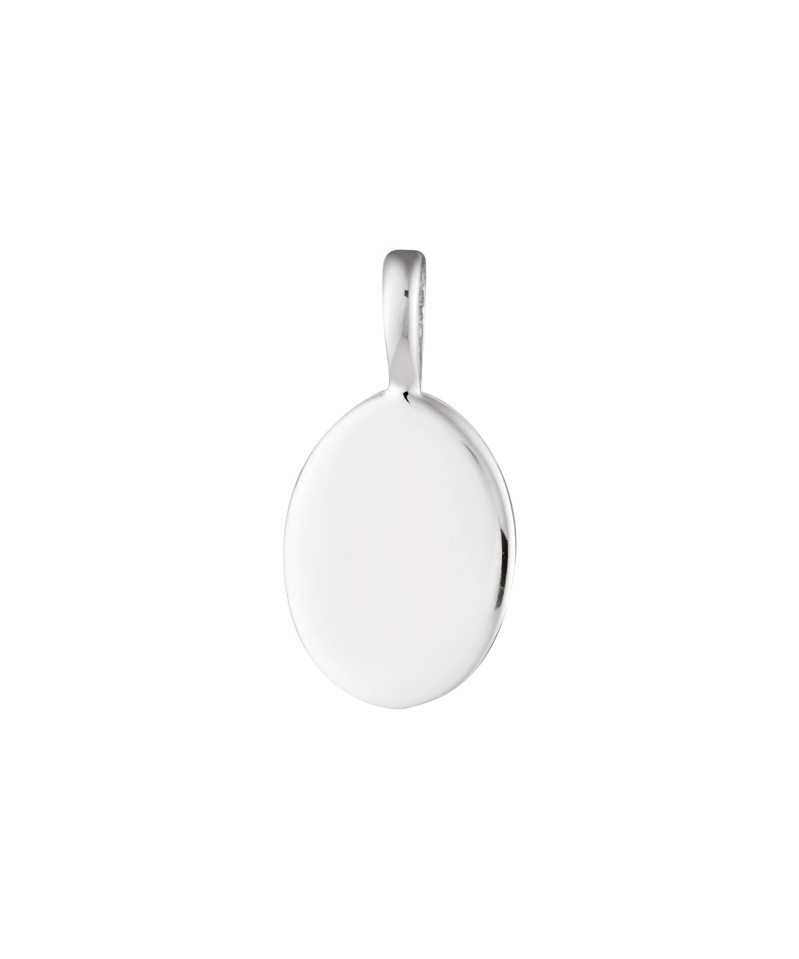 Silver Oval Pendant