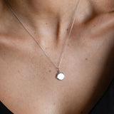 Silver Spinner Imprint Necklace