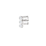 Silver Vivian Studs