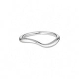 Sterling Silver Waved Ring