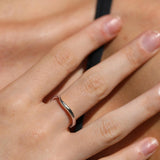 Sterling Silver Waved Ring