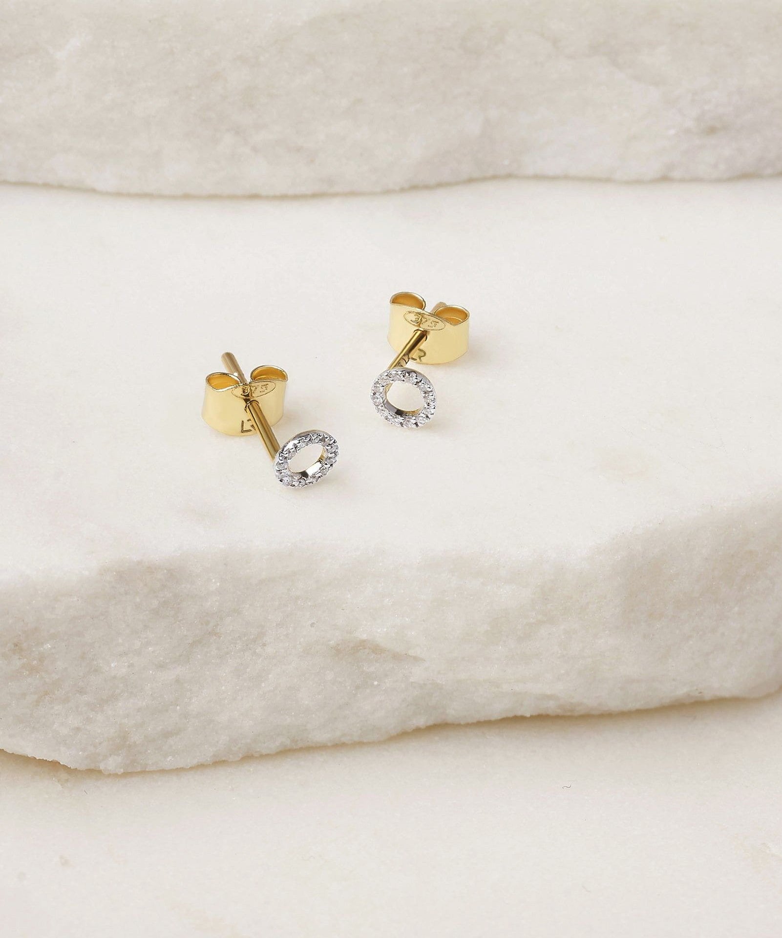 Picture of Luna Rae Solid 9k Gold Spirit Element Studs