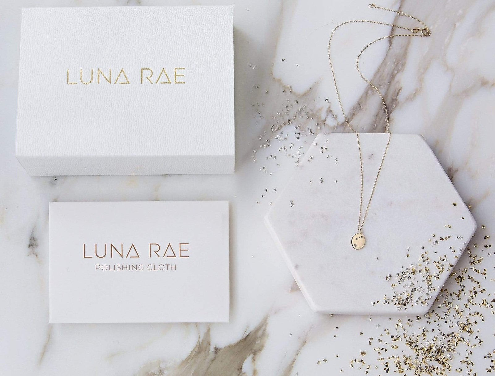 Picture of Luna Rae Solid 9k Gold Stars of Aries