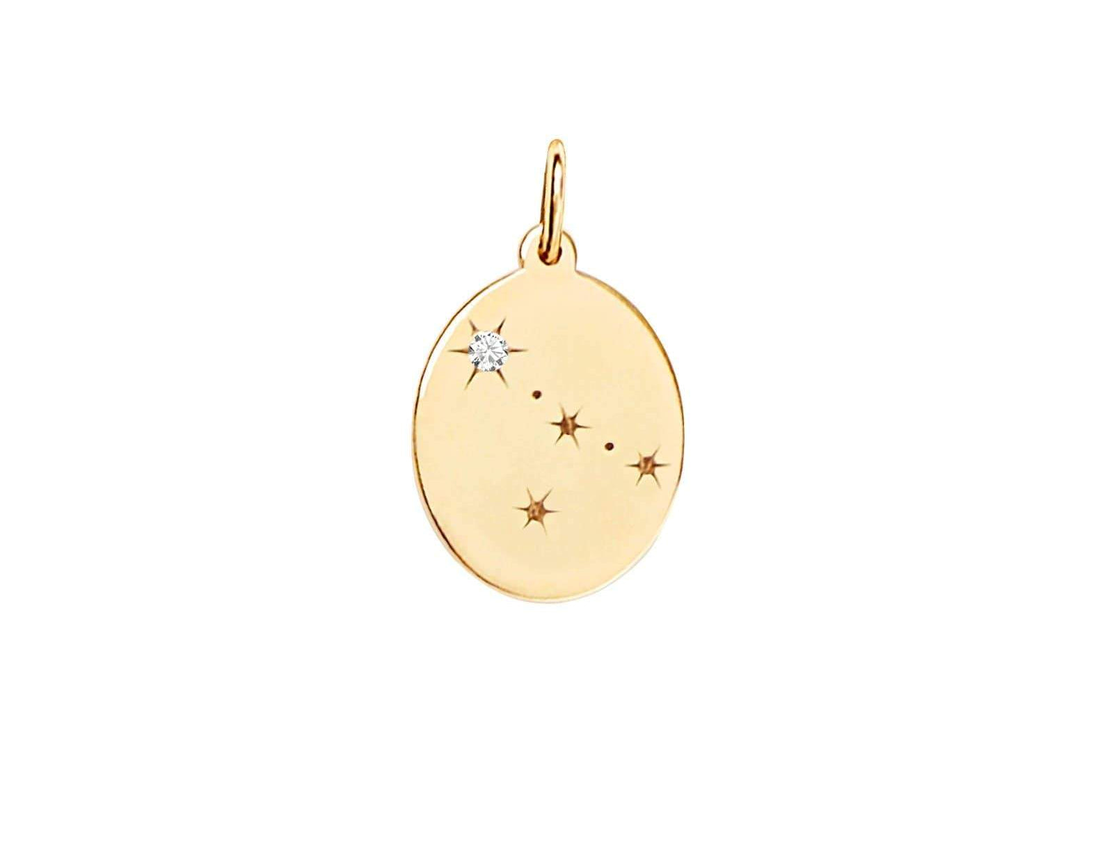 Picture of Luna Rae Solid 9k Gold Stars of Cancer