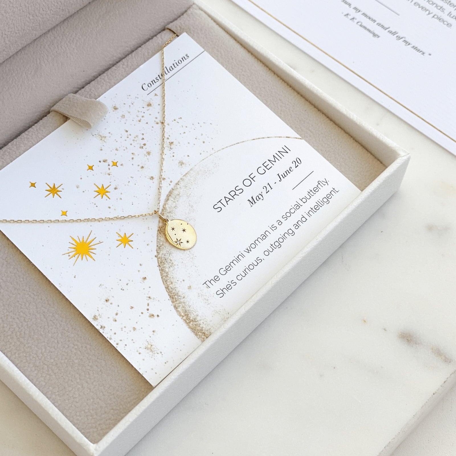 Picture of Luna Rae Yellow Gold Stars of Gemini