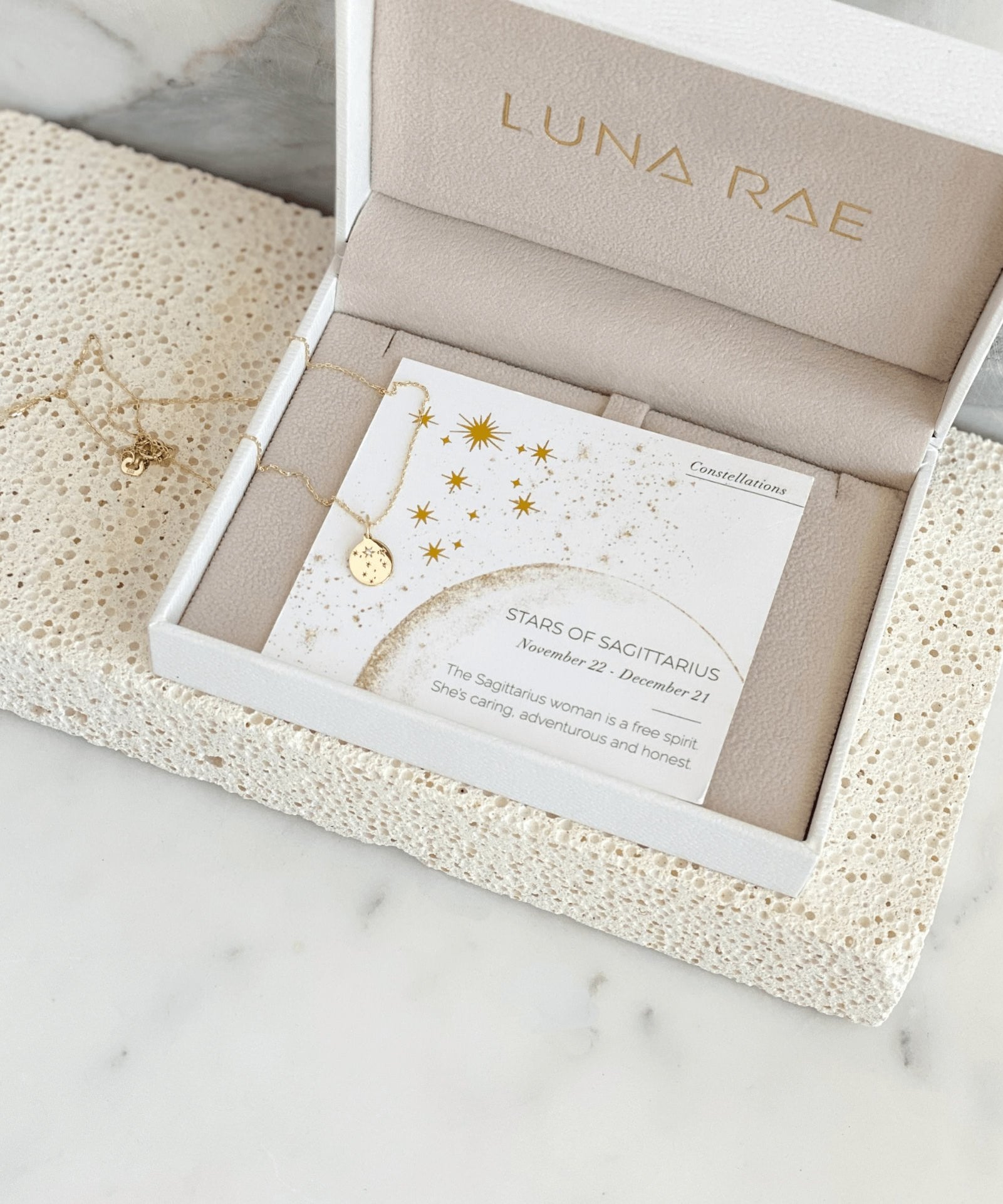 Picture of Luna Rae Yellow Gold Stars of Sagittarius