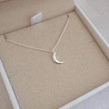 Sterling Silver Crescent Pendant