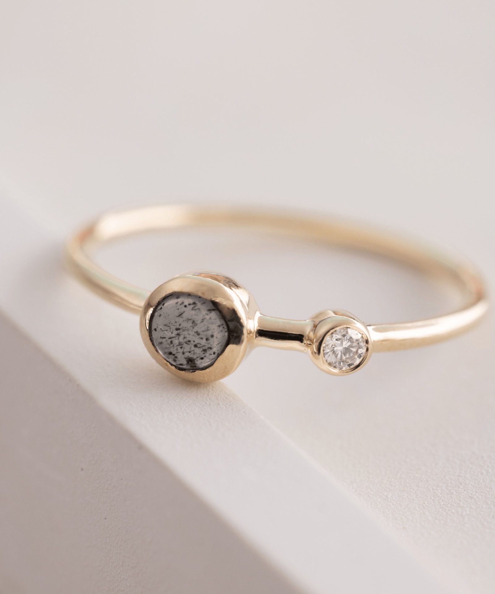 Picture of Luna Rae Solid 9k Gold Stellar Ring