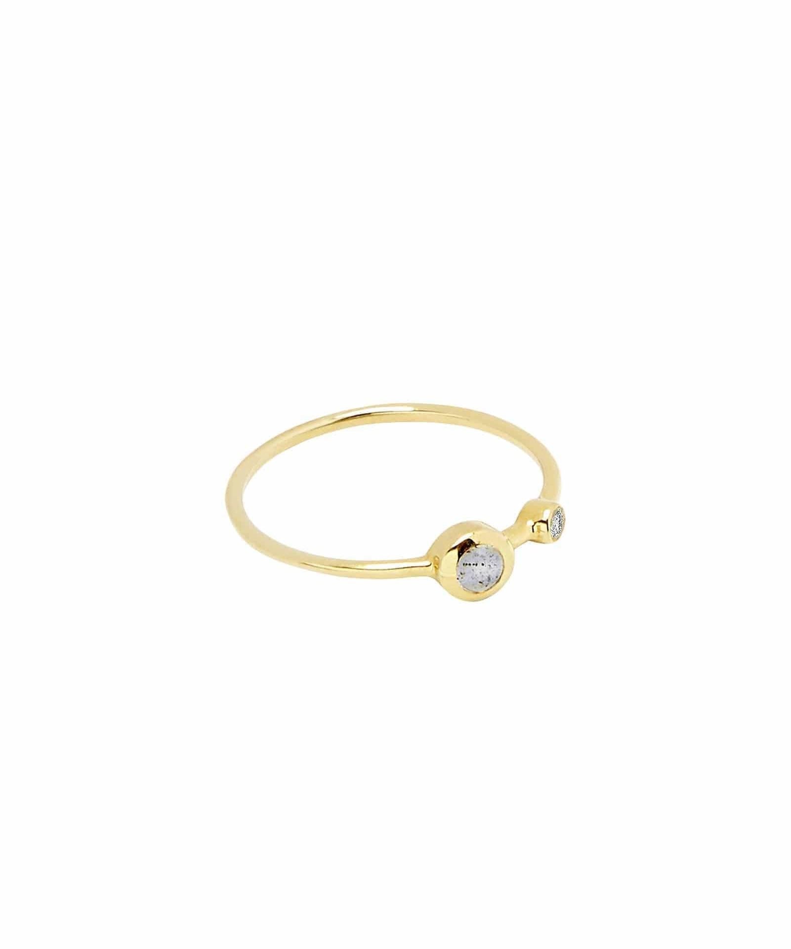 Picture of Luna Rae Solid 9k Gold Stellar Ring