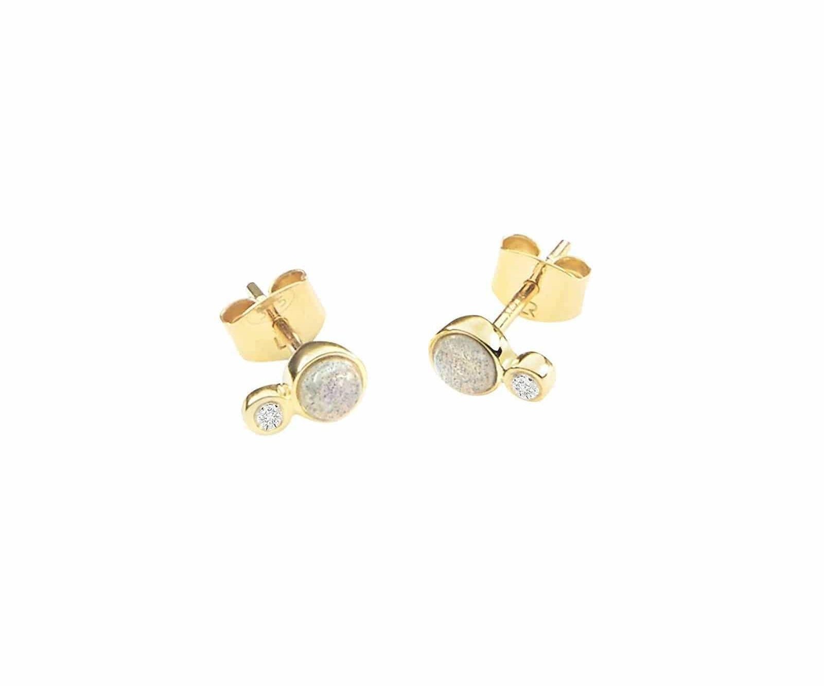 Picture of Luna Rae Solid 9k Gold Stellar Studs