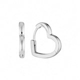 Sterling Silver Amore Hoops