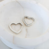 Sterling Silver Amore Hoops