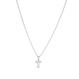 Sterling Silver Classic Bubble Letter Necklace