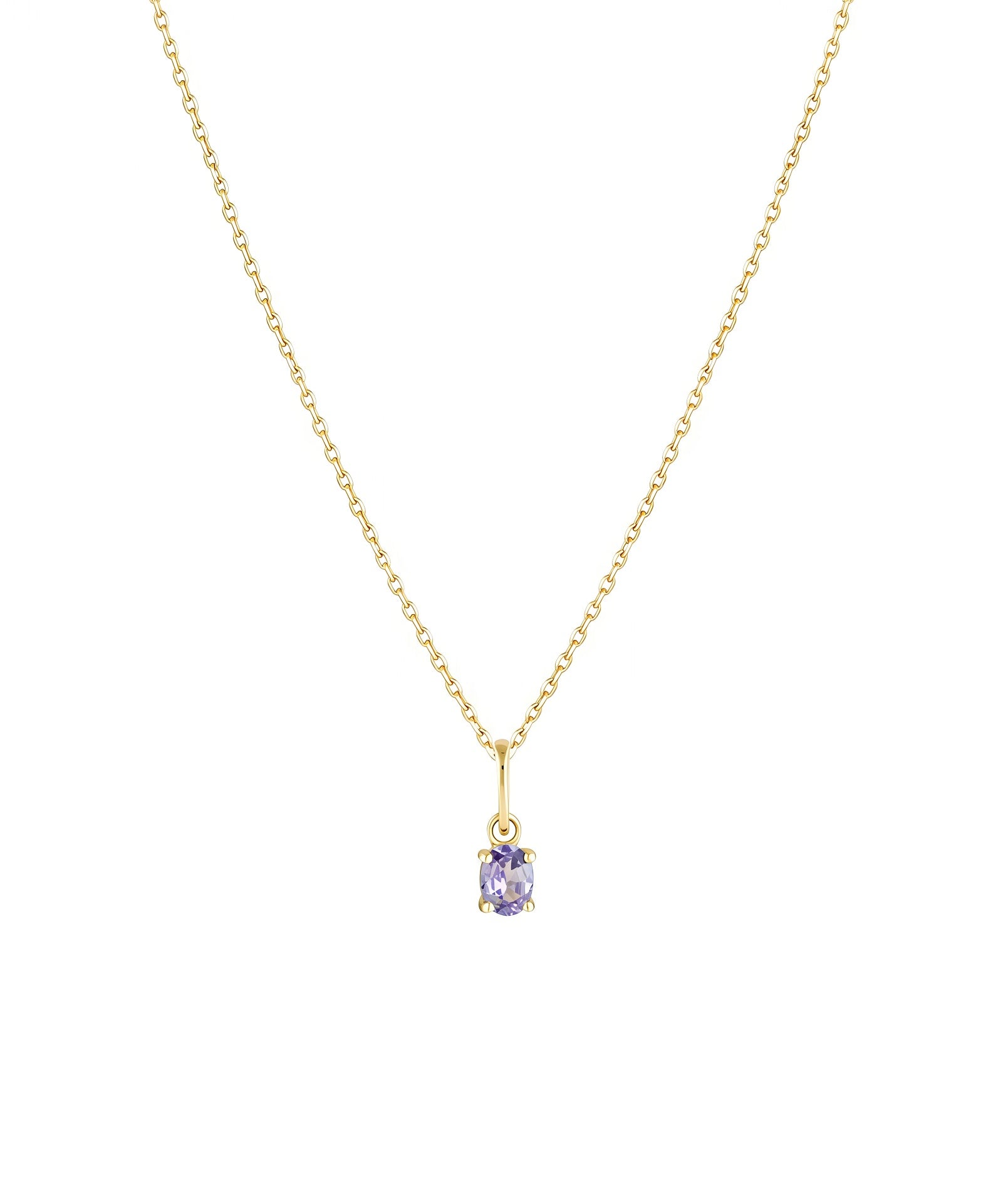 Picture of Luna Rae Solid 9k Gold Tazanite Necklace