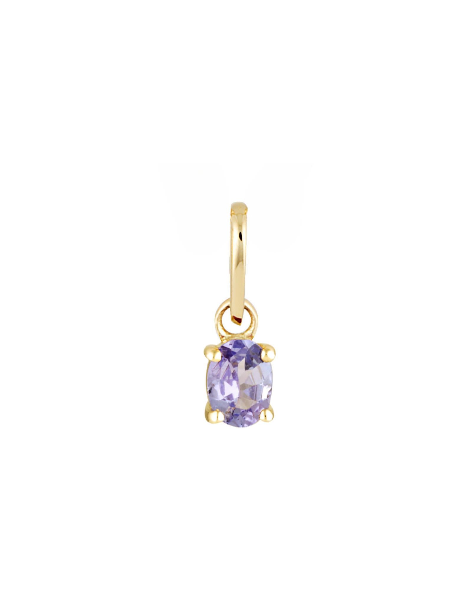 Picture of Luna Rae Solid 9k Gold Tazanite Necklace