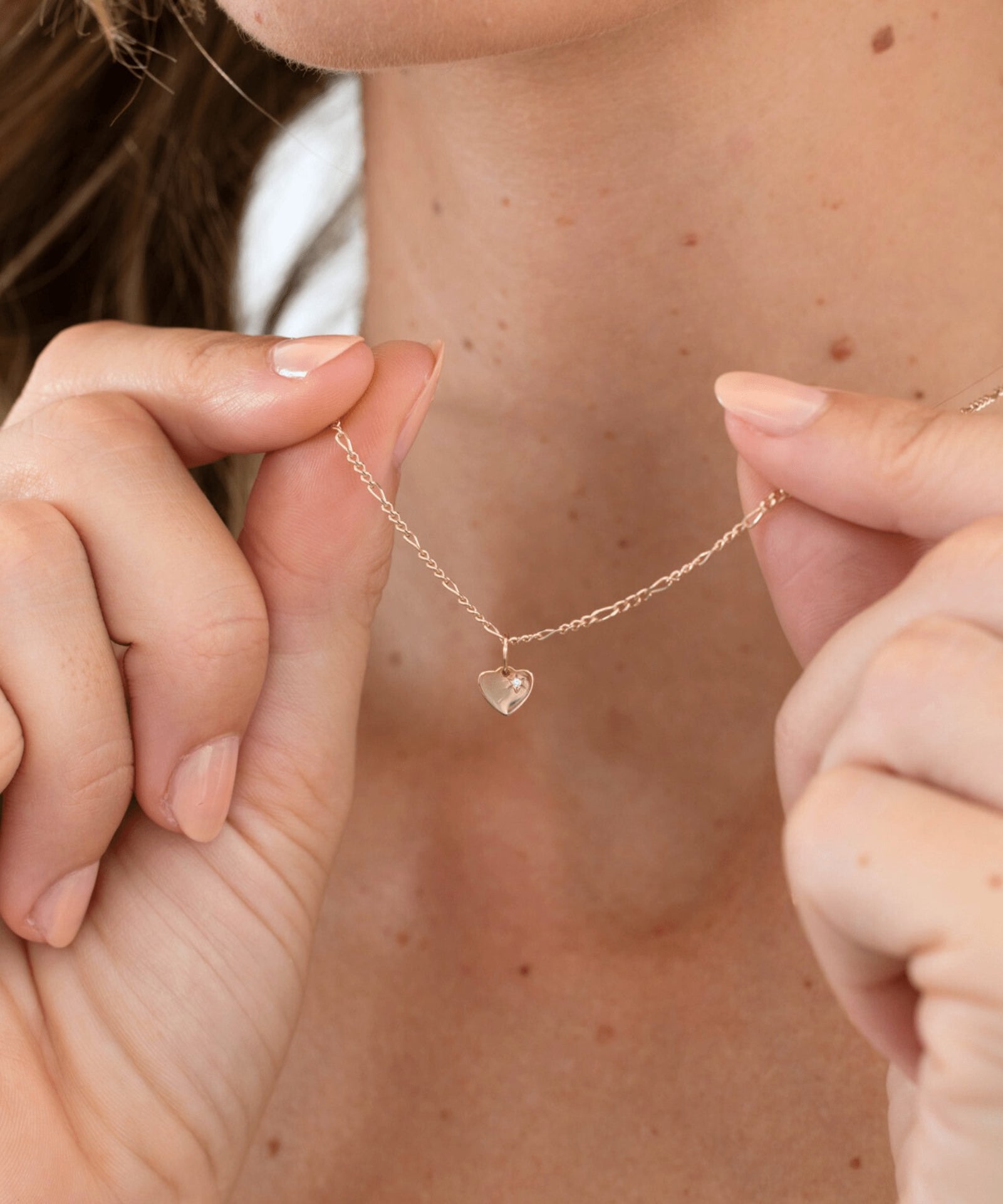 Picture of Luna Rae Solid 9k Gold The Sweetheart Necklace
