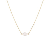 Yellow Gold Thea Pearl Necklace